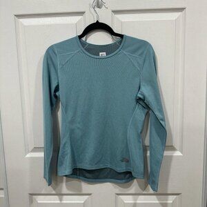 Women’s The North Face Long Sleeve Outdoor Shirt Blue Size Small‎ S Vapor Wick
